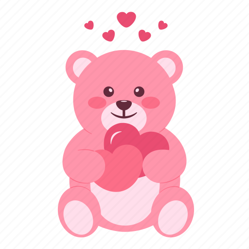Teddy, bear, heart, teddy-bear, romantic, valentines day, love icon - Download on Iconfinder