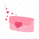 wallet, hearts, valentine, love, romantic, heart, pink, valentines, valentines day
