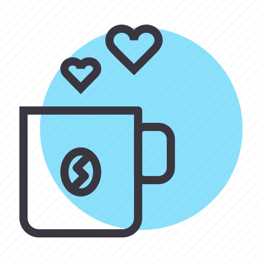 Coffee, cup, day, love, valentines, hygge, romance icon - Download on Iconfinder