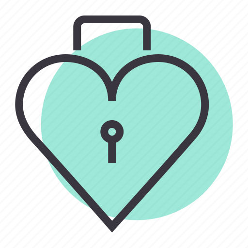 Day, heart, keyhole, lock, romance, valentines icon - Download on Iconfinder