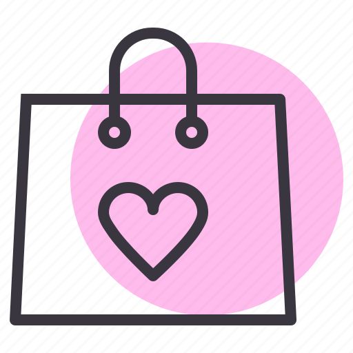 Bag, day, love, purchase, romance, shopping, valetines icon - Download on Iconfinder