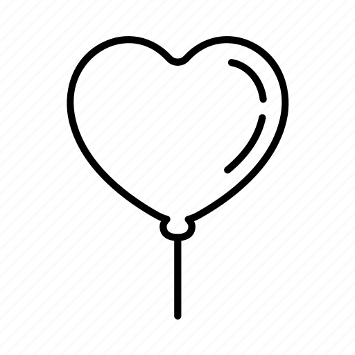 Anniversary, balloon, love, romance, valentine, valentinesday icon - Download on Iconfinder