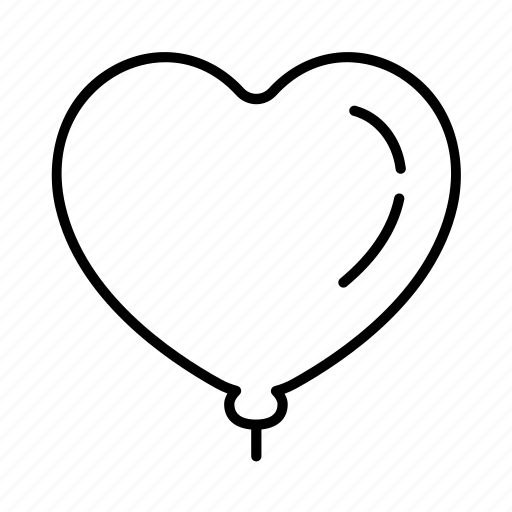 Anniversary, balloon, love, romance, valentine, valentinesday icon - Download on Iconfinder
