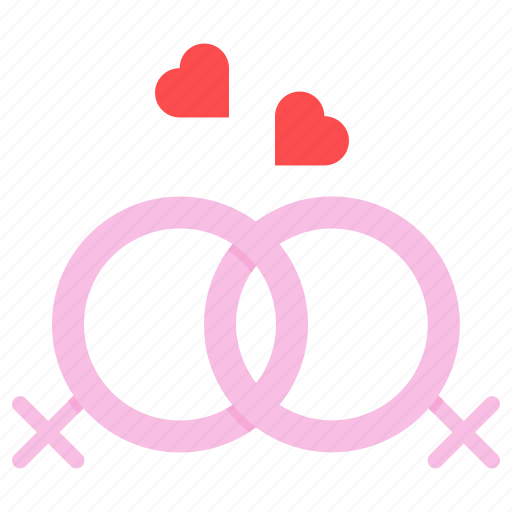 Couple, heart, lesbian, lgbt, love, romance, romantic icon - Download on Iconfinder
