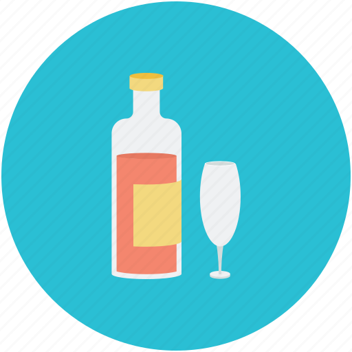 Alcohol, beverage, bottle, drink, glass icon - Download on Iconfinder