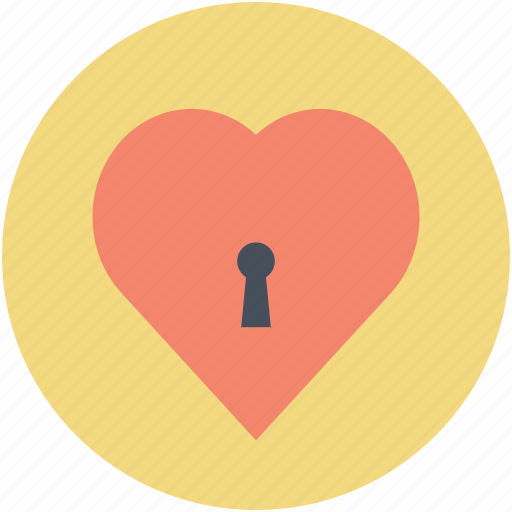 Heart key slot, love inspiration, privacy, romantic, secret feelings icon - Download on Iconfinder
