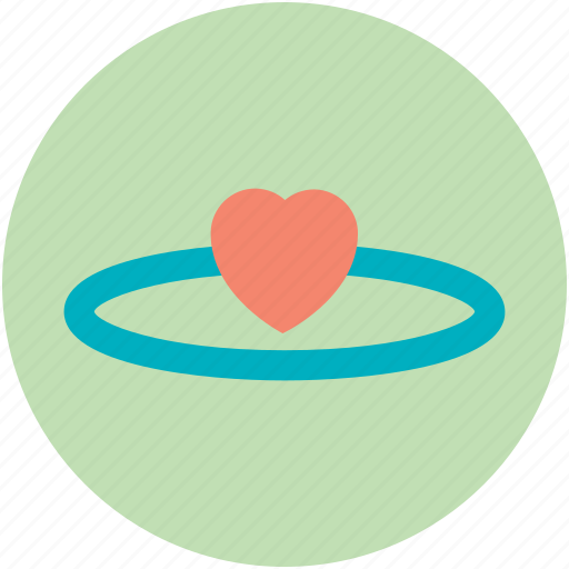 Gift femininity, girlish, heart ring, precious jewelry icon - Download on Iconfinder