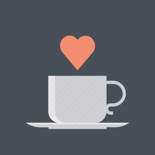 Coffee, hearth, hot, love, valentines day, valentine, valentine's icon - Download on Iconfinder