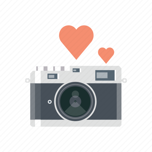 Camera, hearth, love, photo, valentines day, valentine, valentine's icon - Download on Iconfinder
