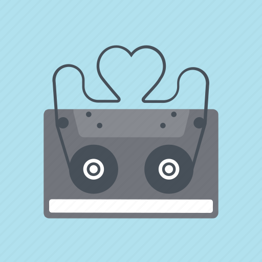 Casette player, hearth, love, love songs, music, song, valentines day icon - Download on Iconfinder