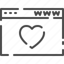 web, internet, online, network, website, social, heart