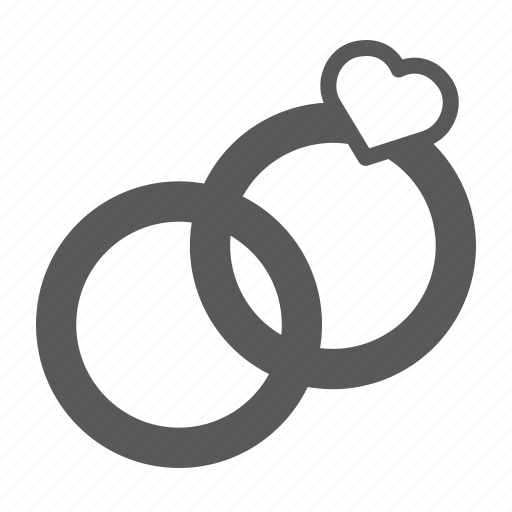 Wedding, rings, ring, engagement, love, heart, marriage icon - Download on Iconfinder