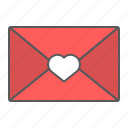 love, letter, heart, mail, postcard, invitation, card