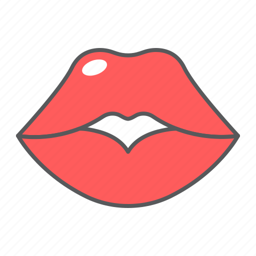 Red, sexy, lips, kiss, love, beauty, women icon - Download on Iconfinder