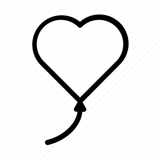 Love, romance, valentine, heart, balloon icon - Download on Iconfinder
