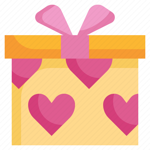 Box, gift, birthday, and, party, love, romance icon - Download on Iconfinder