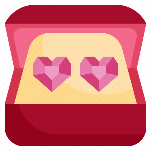 Earring, jewelry, accesory, love, valentines icon - Download on Iconfinder