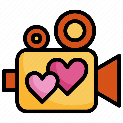 Camera, video, movie, valentines icon - Download on Iconfinder