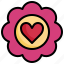 flower, conference, screen, love, valentines 