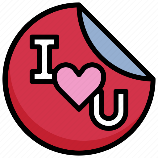 Sticker, happy, love, romance, valentines icon - Download on Iconfinder