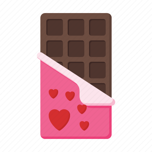 Chocolate, bar, heart, gift, valentine icon - Download on Iconfinder