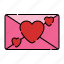 mail, heart, valentine, communication 