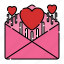 mail, heart, valentine, communication 