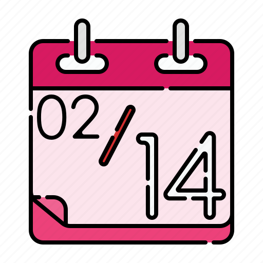 Valentine, date, calendar, schedule icon - Download on Iconfinder