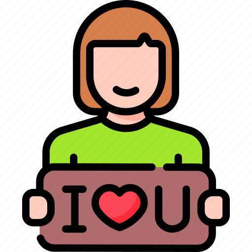 Girl, propose, woman icon - Download on Iconfinder