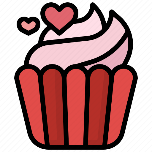 Cupcake, love, romance, food, restaurant, romantic, dessert icon - Download on Iconfinder