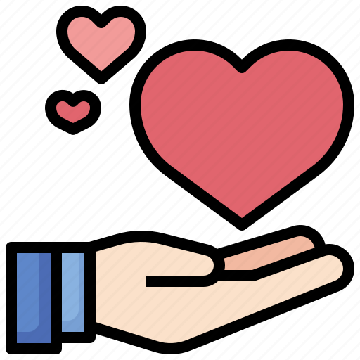 Give, heart, donation, charity, love icon - Download on Iconfinder