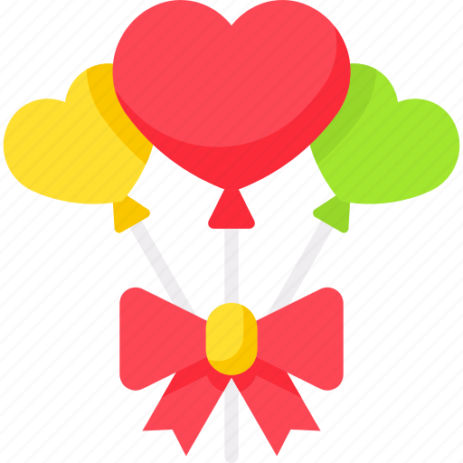 Balloons, heart, love, valentine, valentines icon - Download on Iconfinder
