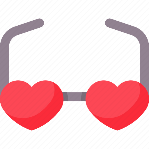 Glasses, heart, love, valentine, valentines icon - Download on Iconfinder