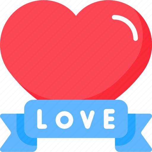 Heart, love, ribbon, valentine, valentines icon - Download on Iconfinder