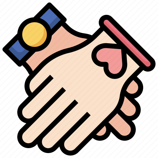 Holding, hands, hand, love, and, romance, gestures icon - Download on Iconfinder