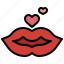 kissing, kiss, love, valentines, day, lip, romantic 