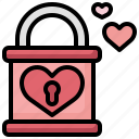 lock, heart, love, and, romance, valentines, padlock