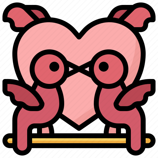 Love, birds, wedding, and, romance, pigeon, wings icon - Download on Iconfinder
