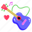 love music, romantic music, guitar music, valentine music, string instrument 