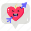 cute heart, valentine emoji, heart emoji, love emoji, heart emoticon 