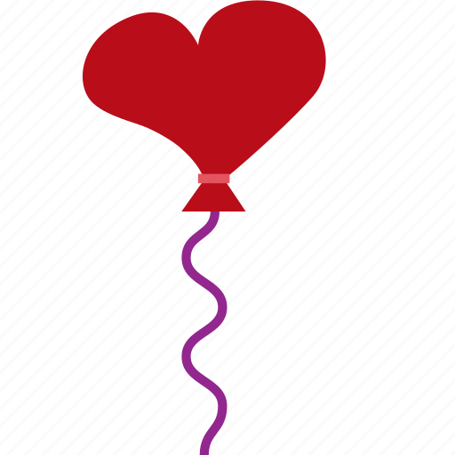 Balon, love, red, valentines, heart icon - Download on Iconfinder