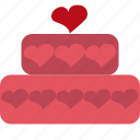 cake, pink, valentines, dessert, heart, hearts