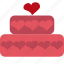 cake, pink, valentines, dessert, heart, hearts 