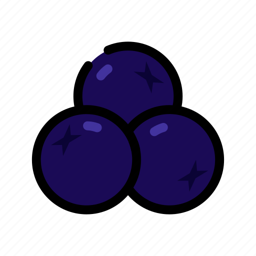 Blueberry, berry, fruit, berries icon - Download on Iconfinder