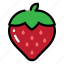 strawberry, fruit, berry, dessert 