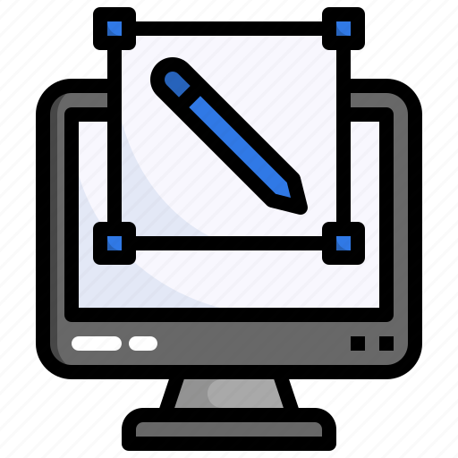 Pencil, writing, draw, edit, computer, desktop icon - Download on Iconfinder
