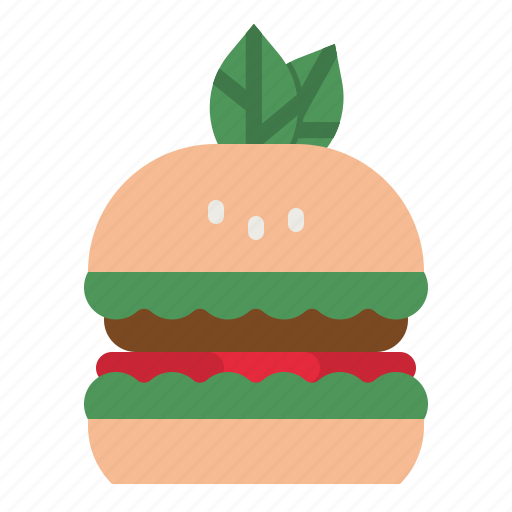 Burger, vegan, food, vegetable, vegetarian icon - Download on Iconfinder