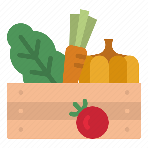 Vegetables, box, harvest, farm, food icon - Download on Iconfinder