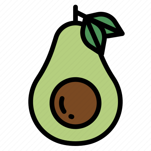 Avocado, food, vegan, vegetarian, fruit icon - Download on Iconfinder