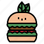 burger, vegan, food, vegetable, vegetarian 